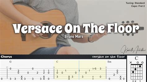 versace lyrics bruno mars chords